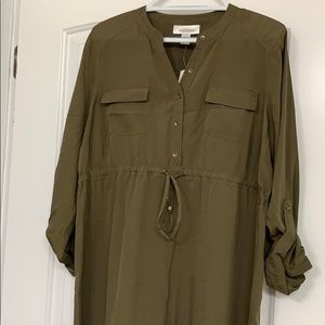 Waist Tie Maternity Dress